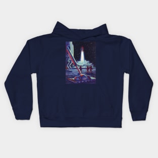 Vintage Science Fiction Kids Hoodie